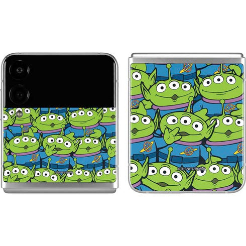 Disney Toy Story Alien Collage Galaxy Z Flip4 5G Skin